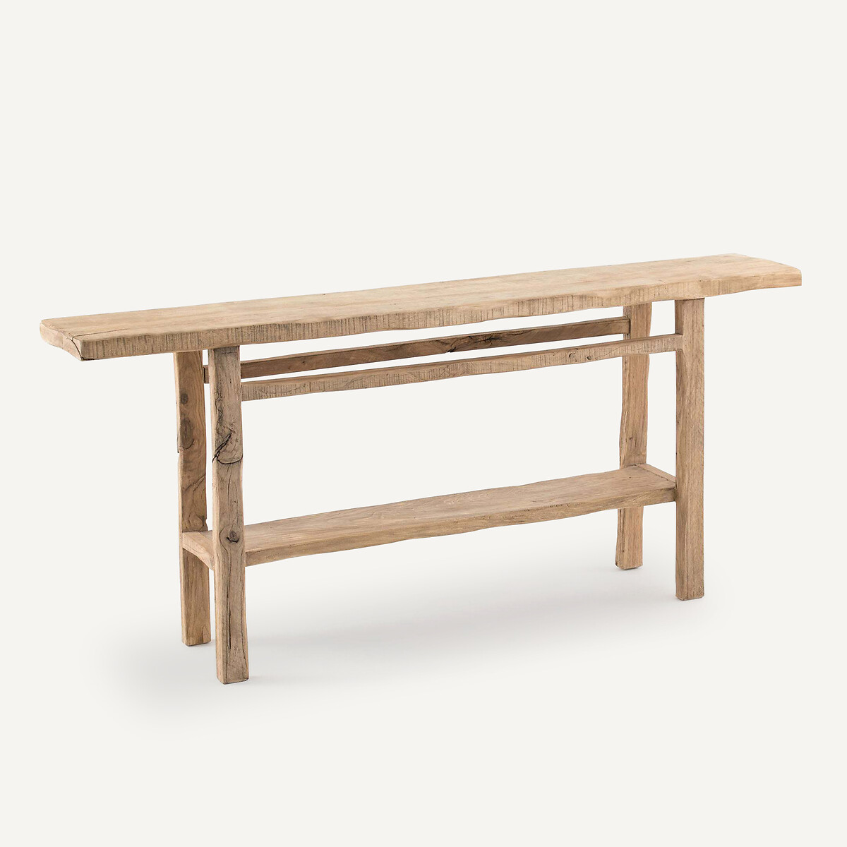 Consola XL em olmo maciço reciclado, Sumiko natural, AM.PM