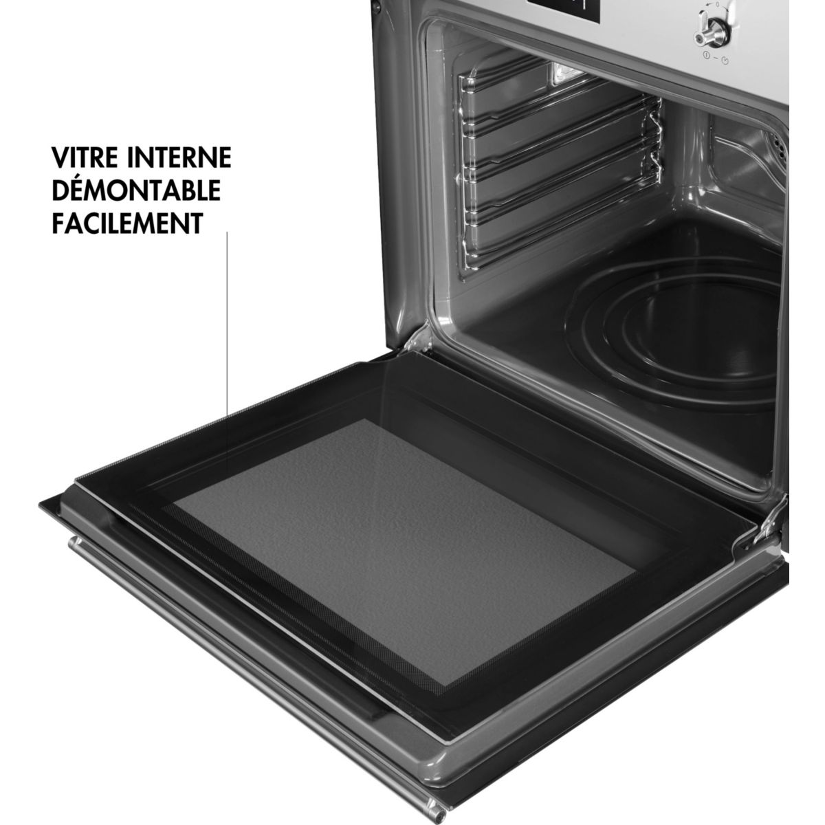 Four encastrable SFP6301TVX - Pyrolyse - Chaleur pulsée - Porte froide inox, SMEG