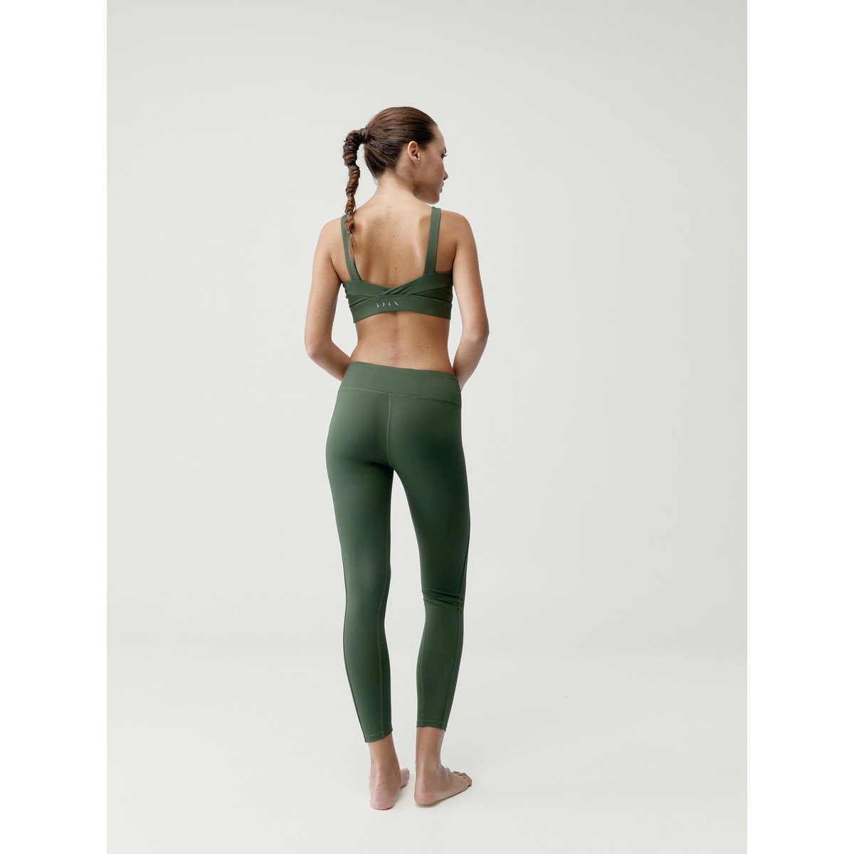 Legging de sport Long Performance MADABA vert foncé, BORN