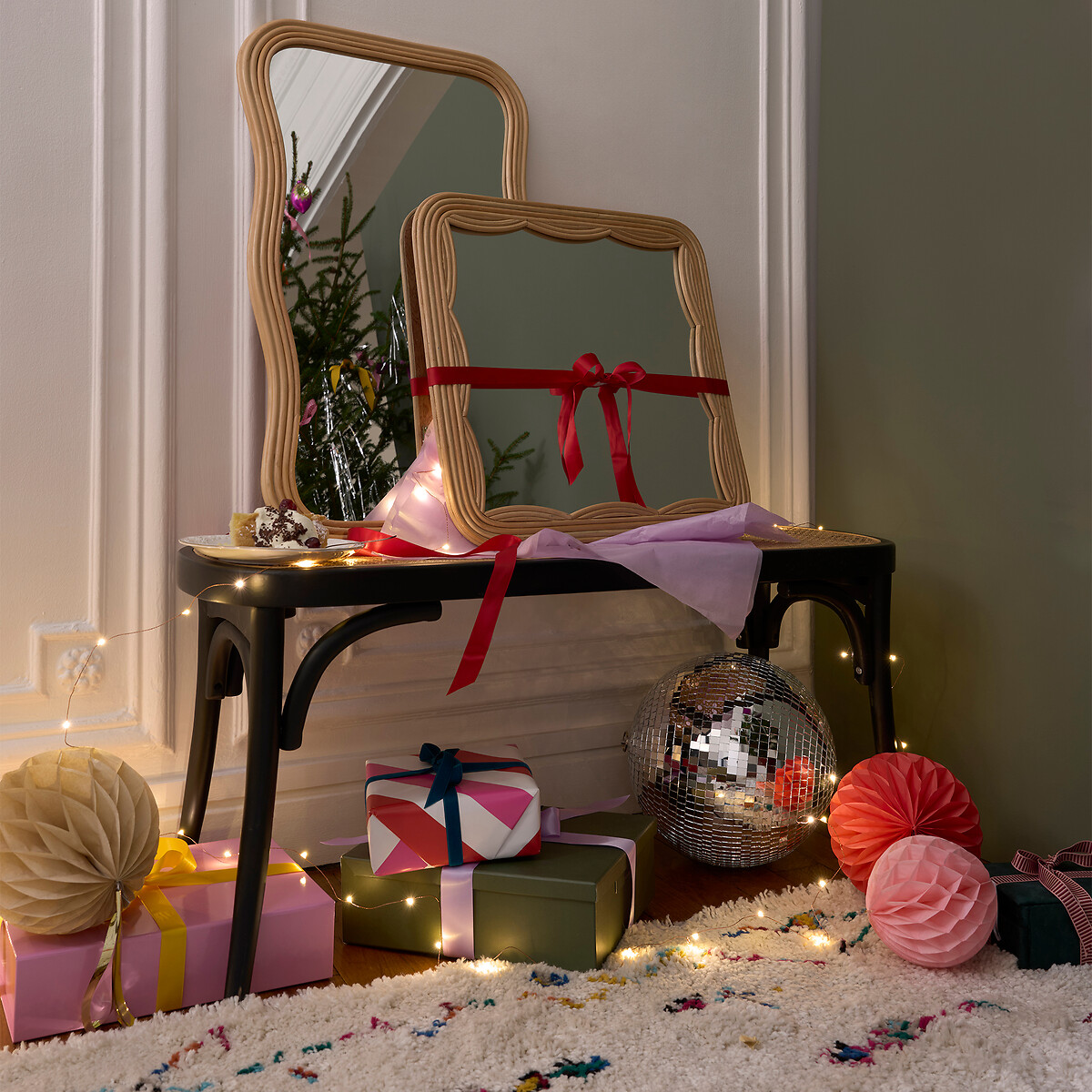 Miroir en rotin H75 cm, Vaguo naturel, LA REDOUTE INTERIEURS