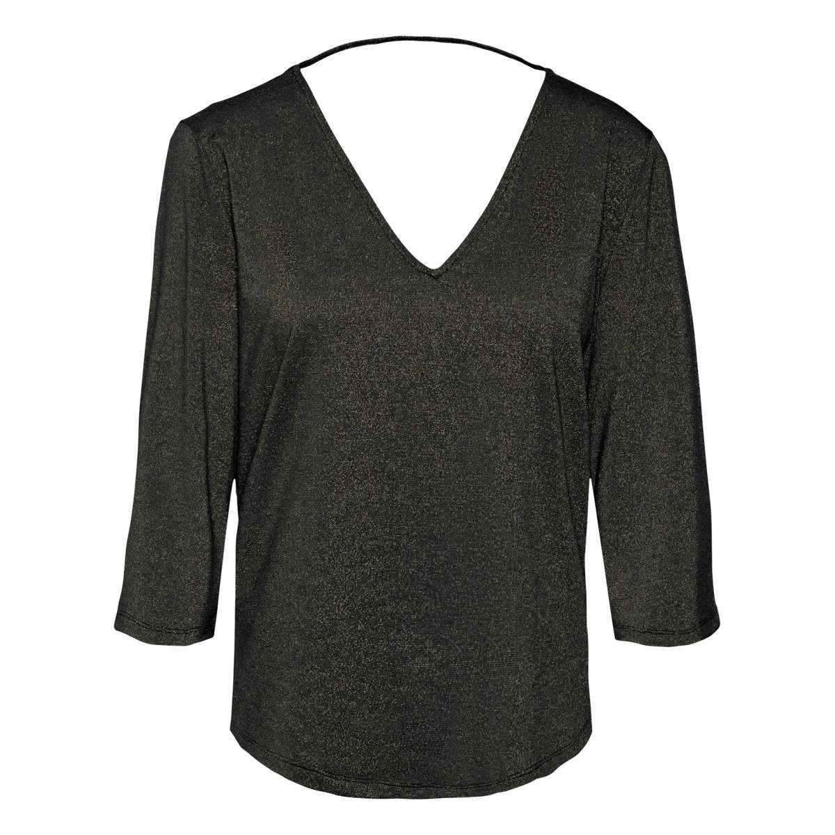 T-shirt manche 3/4 noir, VERO MODA