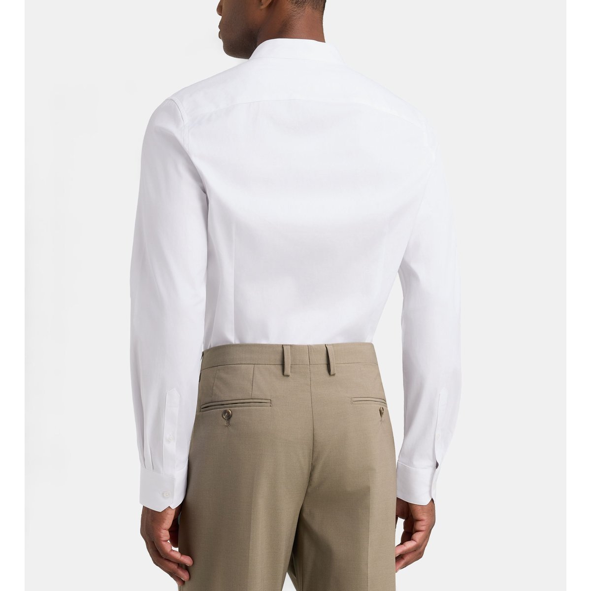 Chemise ajustée mcari coton blanc, GALERIES LAFAYETTE