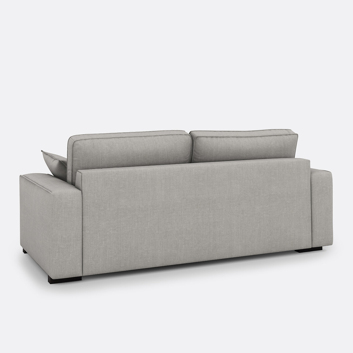 Canapé-lit coton et lin, 2, 3 ou 4 places, Comfort Bultex® Cécilia gris clair, LA REDOUTE INTERIEURS