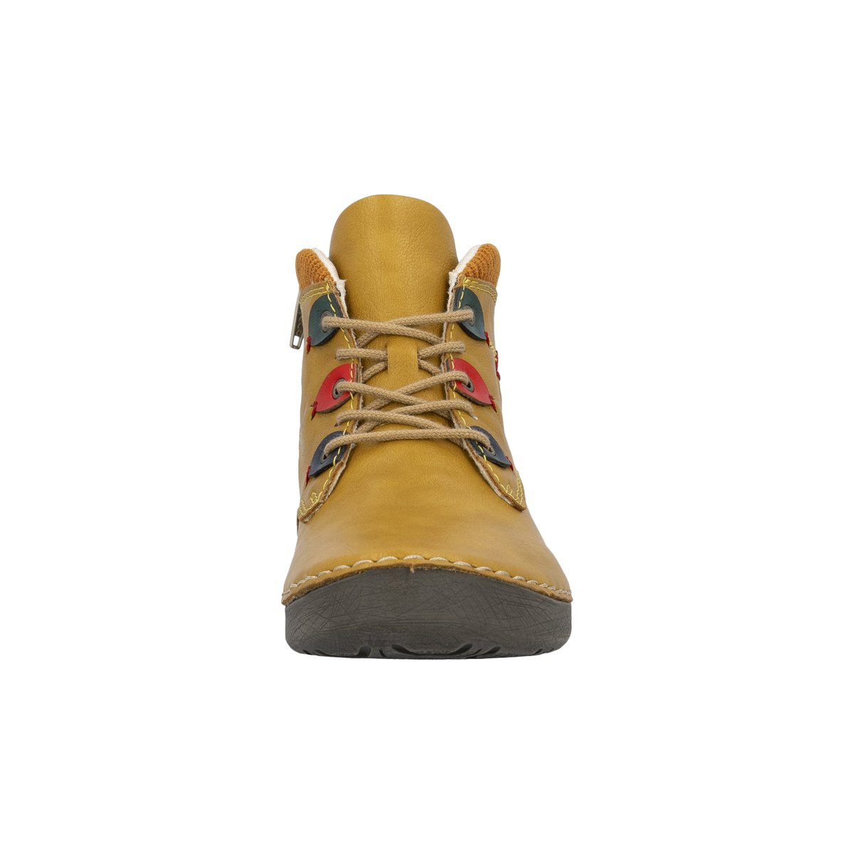 Basket Montante à Lacets Raposa jaune, RIEKER