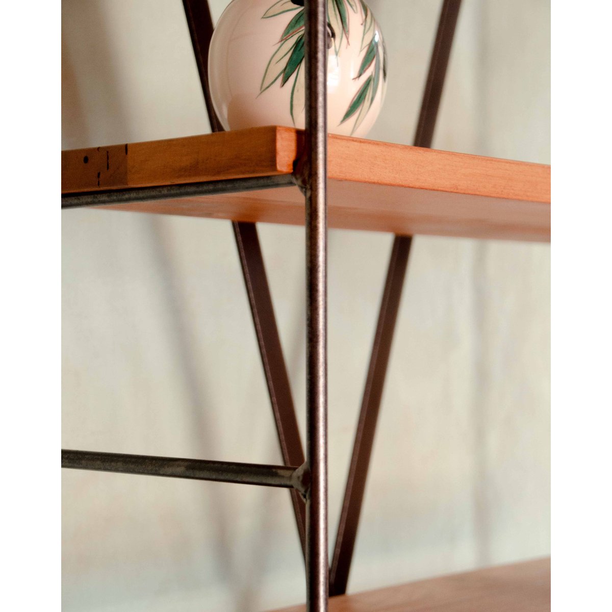 Étagère modulable en bois et métal Isabelle N°318 - Bon état noir, DEBONGOUT