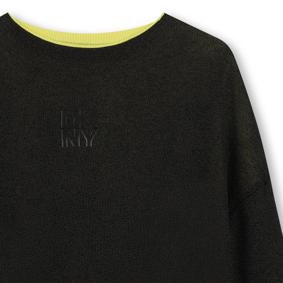 Pull réversible jaune noir, DKNY