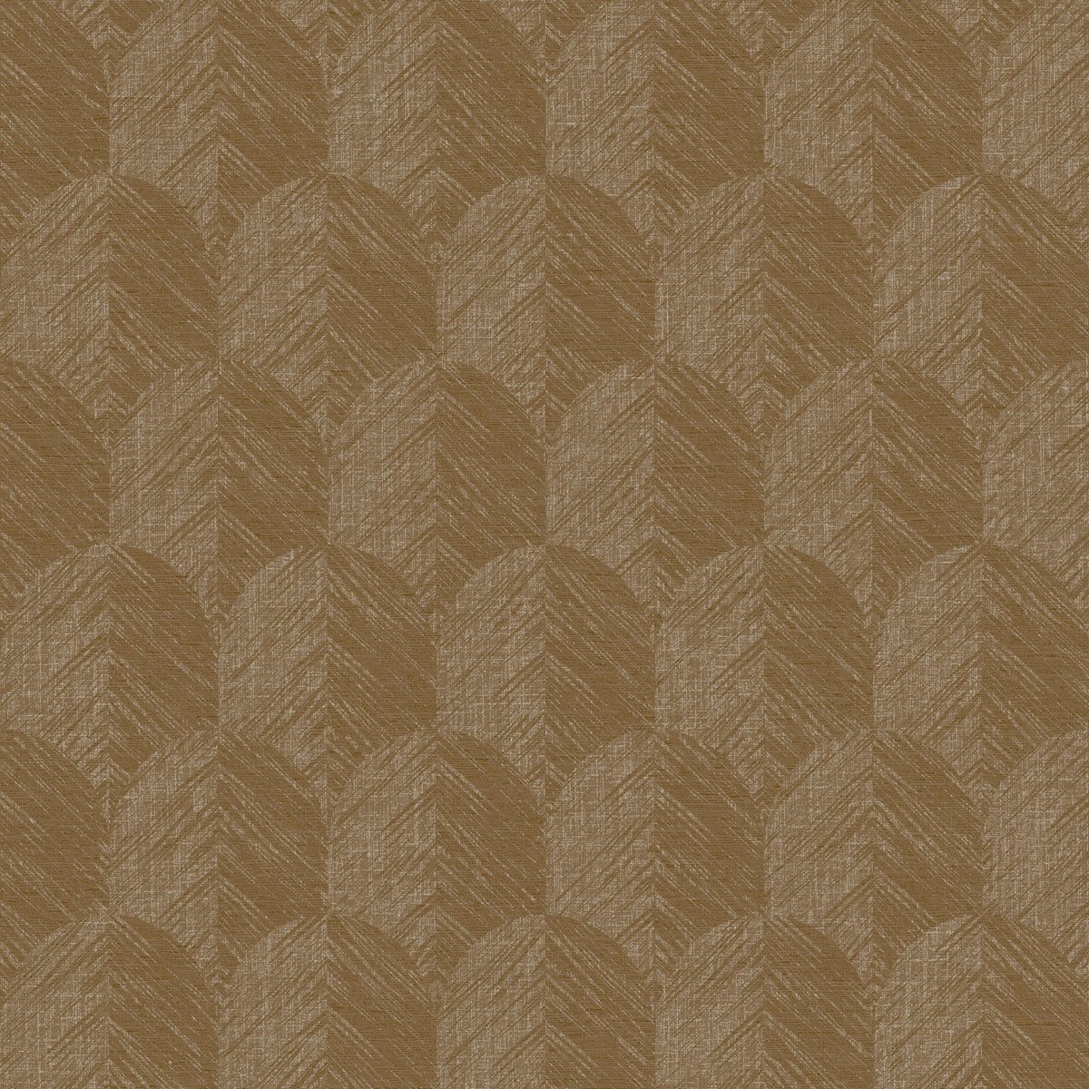 Papier peint quadrillage Romée marron doux, SUBLIME