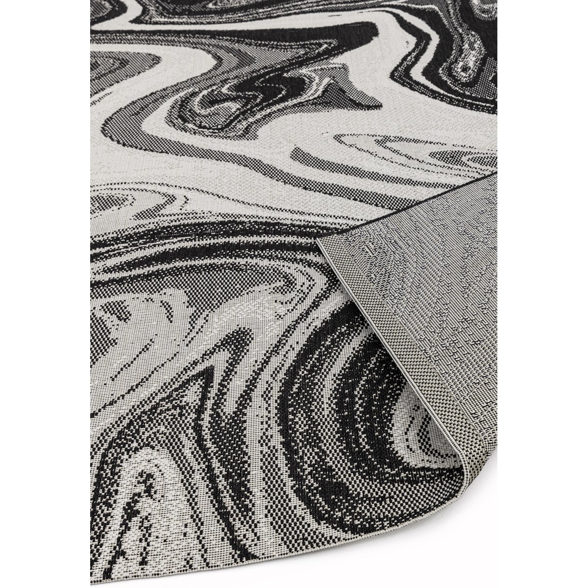 Tapis intérieur extérieur LOBBY MARBLE noir, NOVATREND