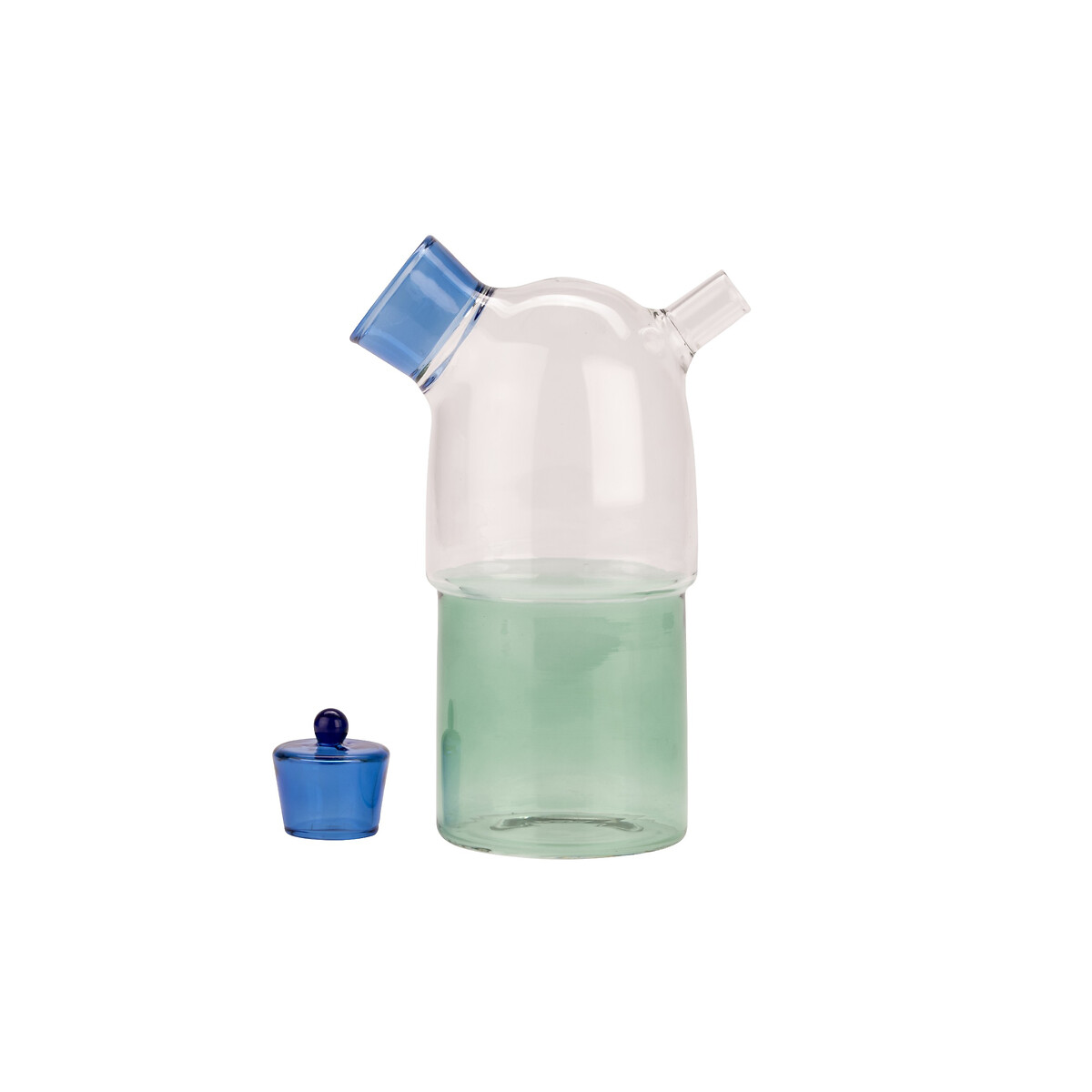 MADE.COM Lana 400ml Glass Oil Pourer transparent, MADE