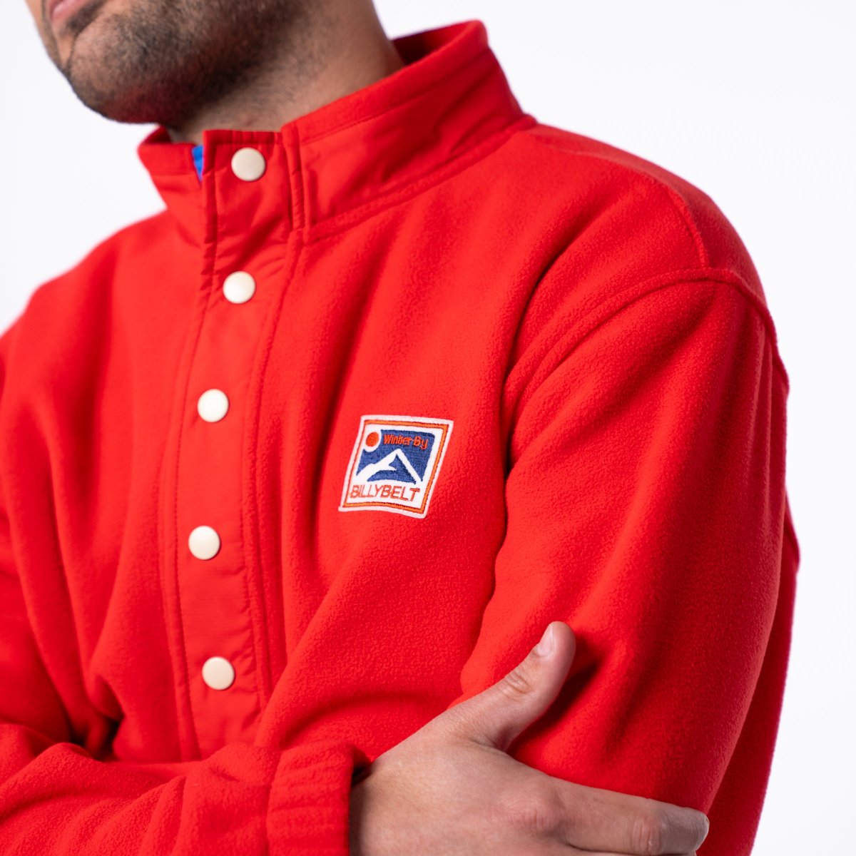 Sweat polaire rouge, BILLYBELT