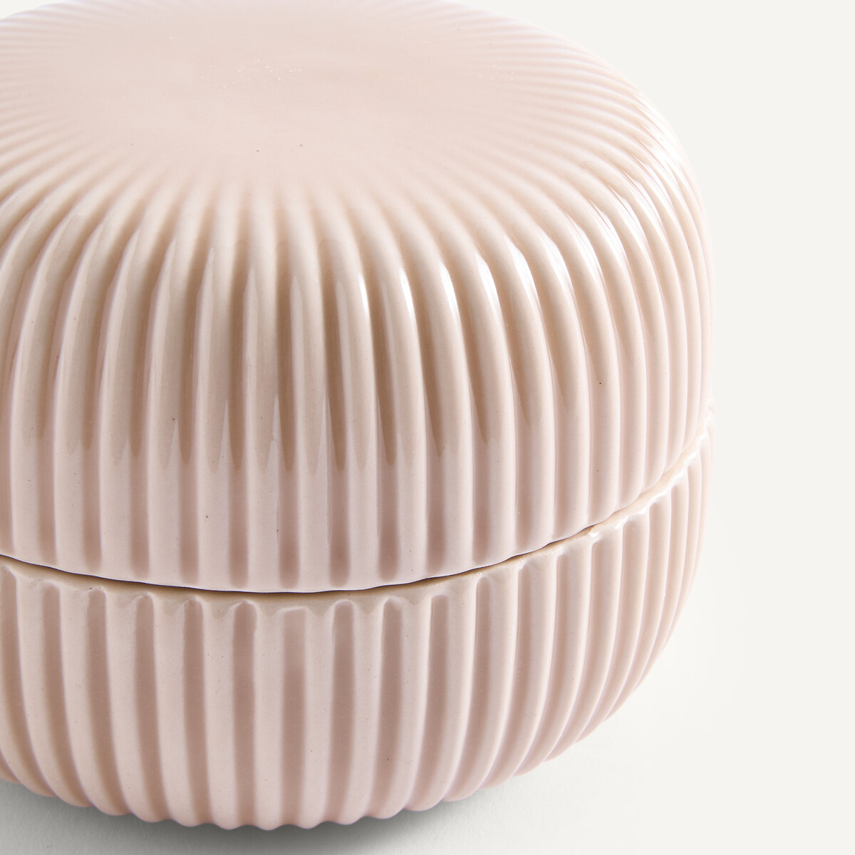 Mira floral scented wax candle beige, AM.PM
