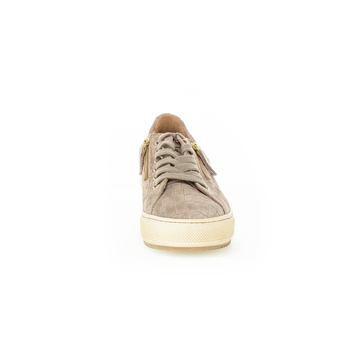 Baskets en cuir beige, GABOR