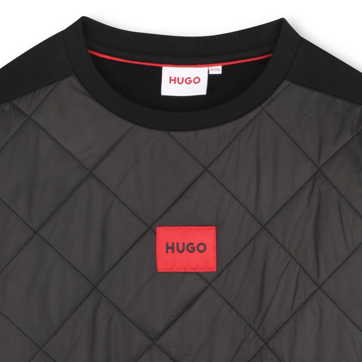 Sweat à col rond black, HUGO KIDSWEAR