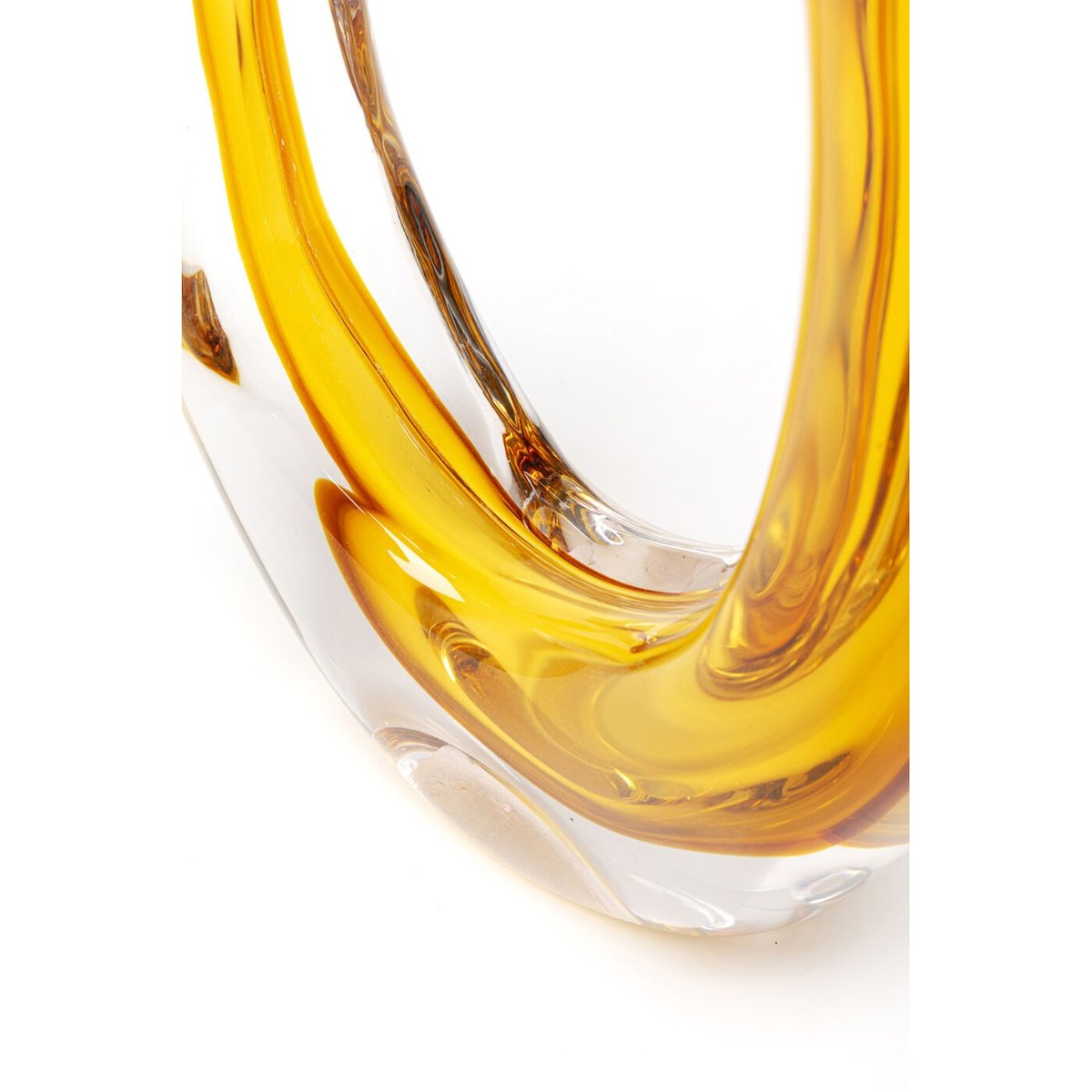 Vase en verre, ANELLO couleur unique, KARE DESIGN