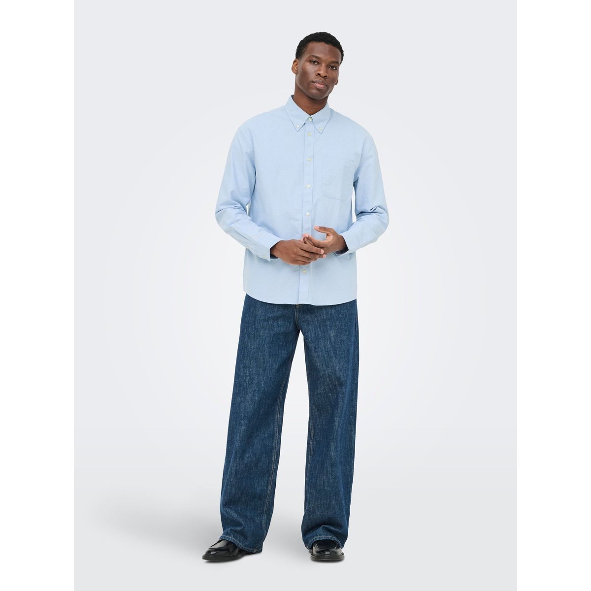 Chemise cashmere blue, ONLY & SONS