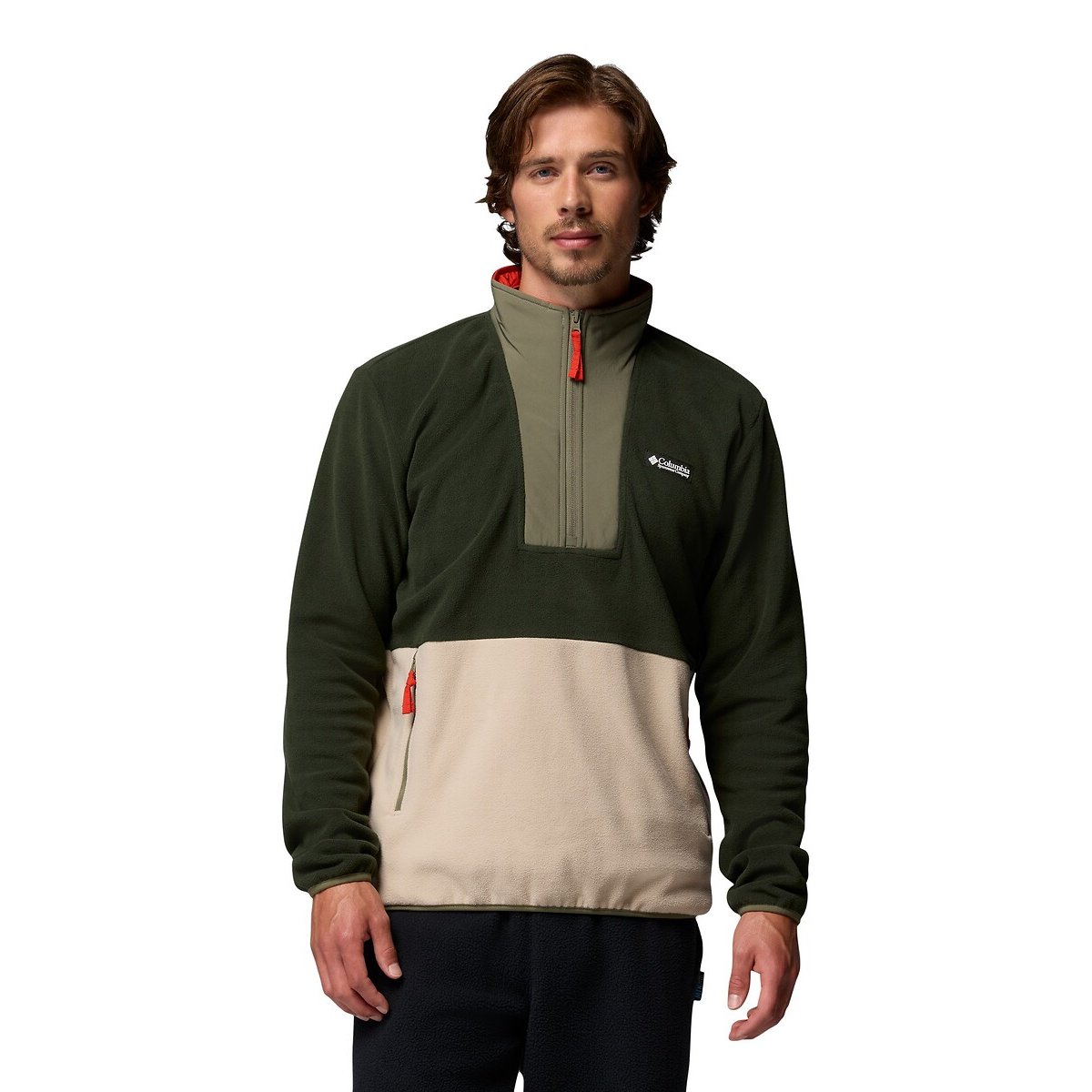 Polaire col montant demi-zippé, Sequoia Grove vert, COLUMBIA