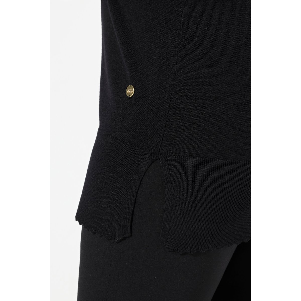 Pull à col montant et manches longues noir, ULLA POPKEN