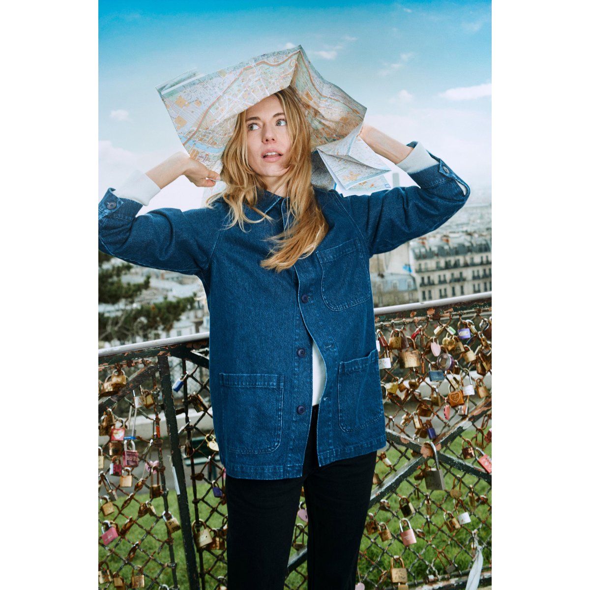 Veste worker denim BARBÈS denim brut, RIVEDROITE