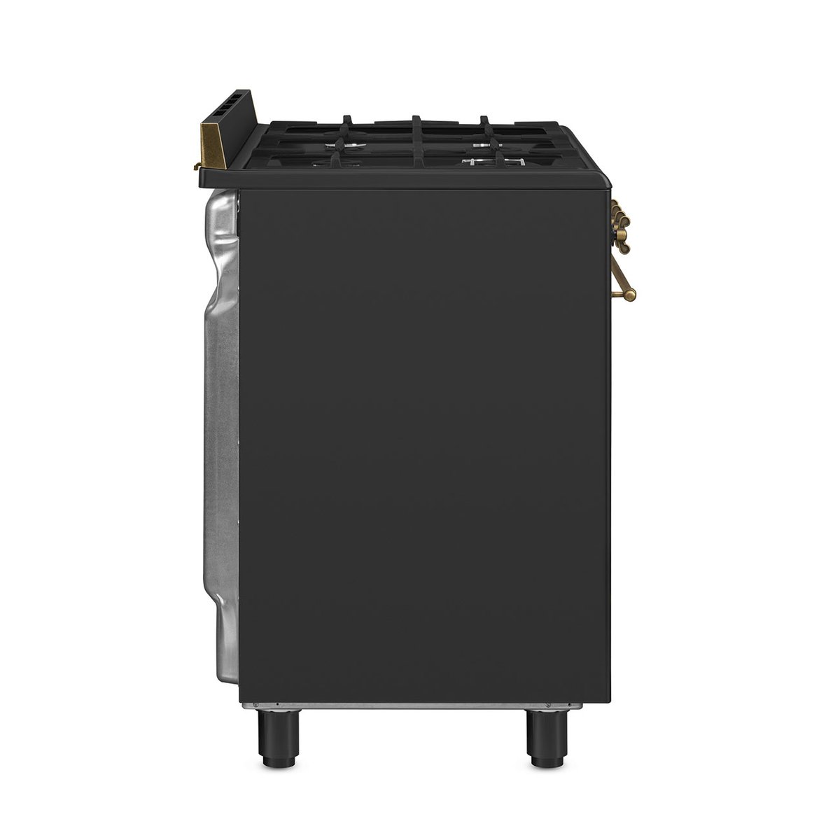 Piano de cuisson gaz 6 feux 90 cm anthracite, SMEG