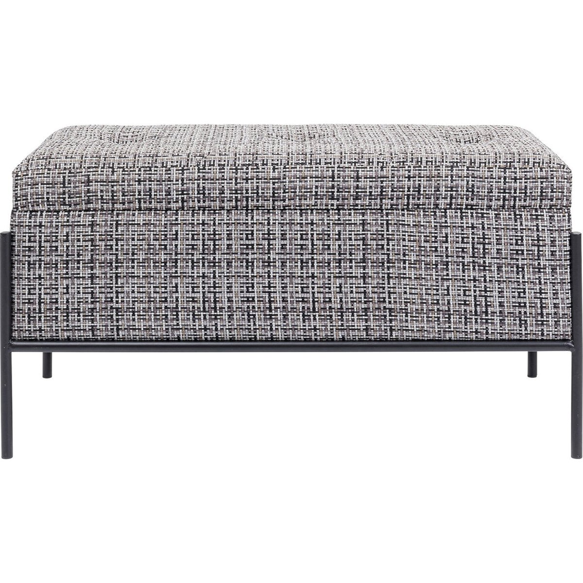 Banc-coffre, ICELAND noir et blanc, KARE DESIGN
