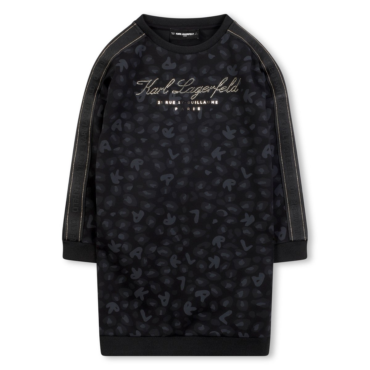 Robe à manches longues black, KARL LAGERFELD KIDS