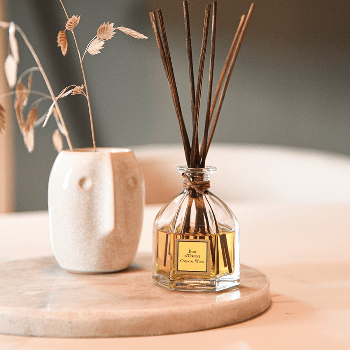 Diffuseur de parfum BOIS D'ORIENT blanc, COLLINES DE PROVENCE