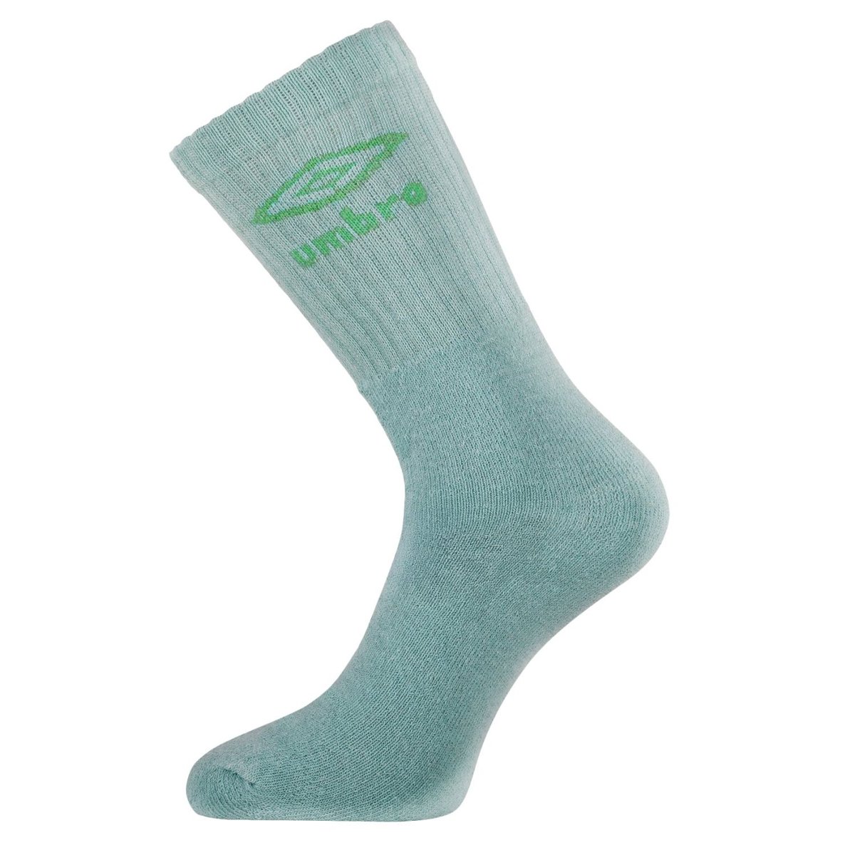 Lot De 6 Paires De Chaussette Tennis jaune pâle/bleu clair/mauve/vert/orange/rose clair, UMBRO