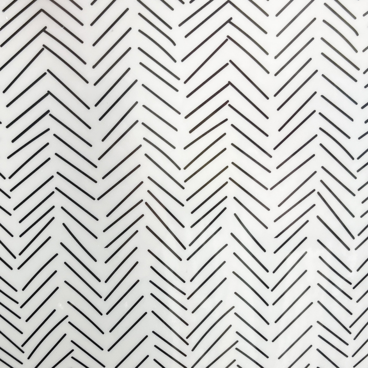 Abattant WC Thermodur Chevron - Frein de chute CHEVRON noir et blanc, GUY LEVASSEUR