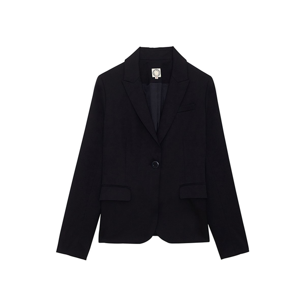 Veste Nicoletta en laine bleu marine blue dark, INES DE LA FRESSANGE PARIS