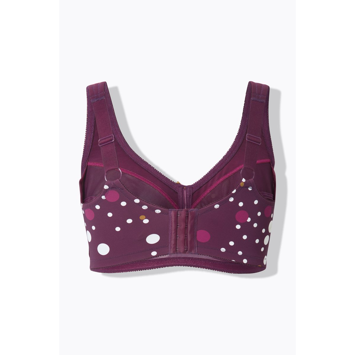 Soutien-gorge de maintien, sans armatures rouge raisin, ULLA POPKEN
