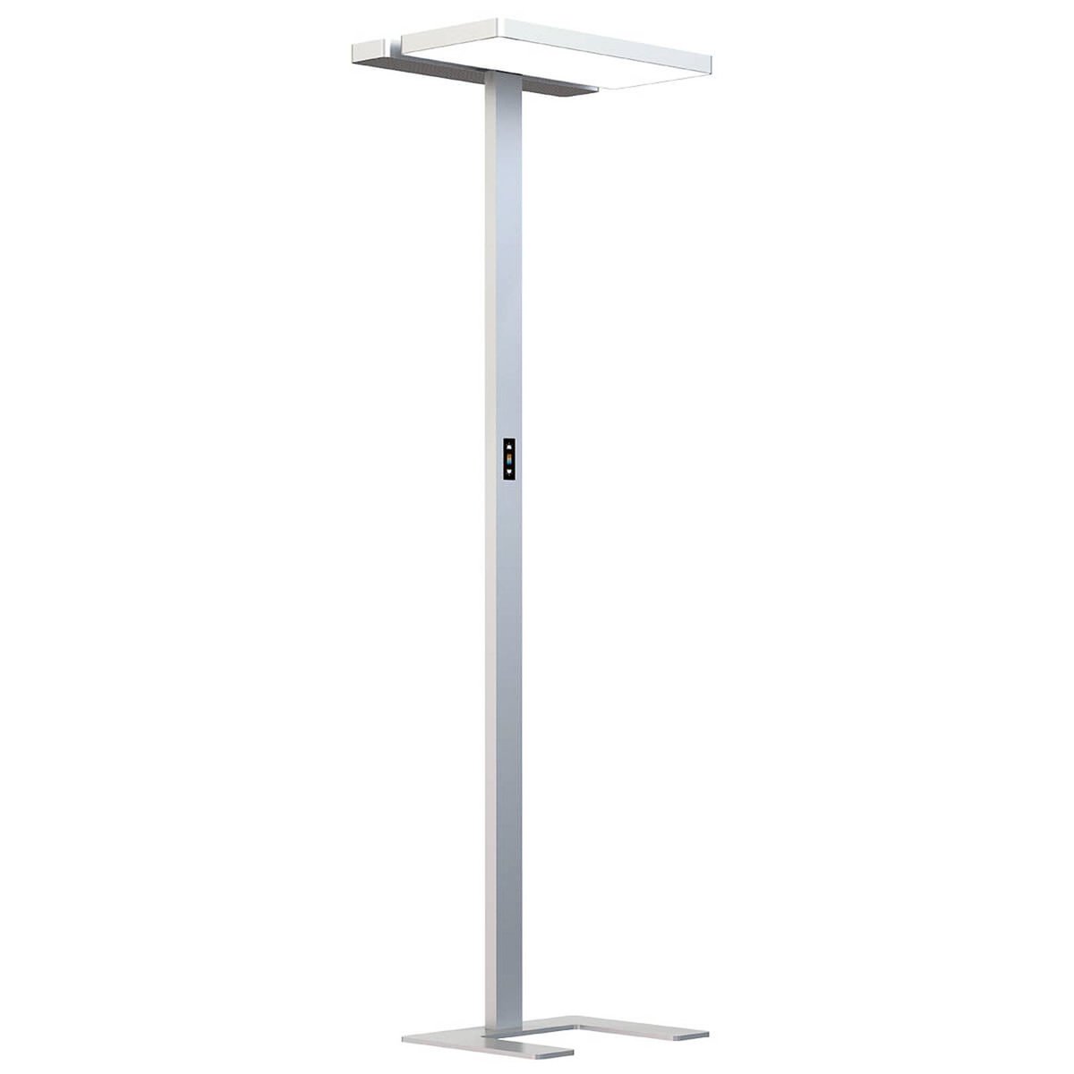 Lampadaires de bureau en aluminium moderneLED argent, blanc, ARCCHIO