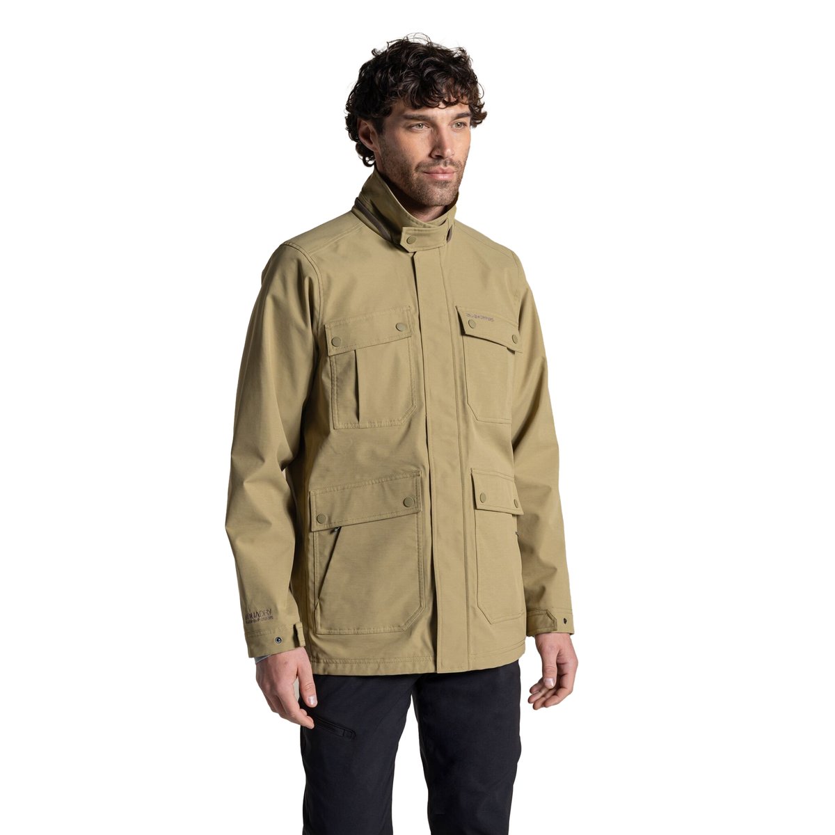 Veste imperméable à capuche amovible SANDARAC kaki, CRAGHOPPERS