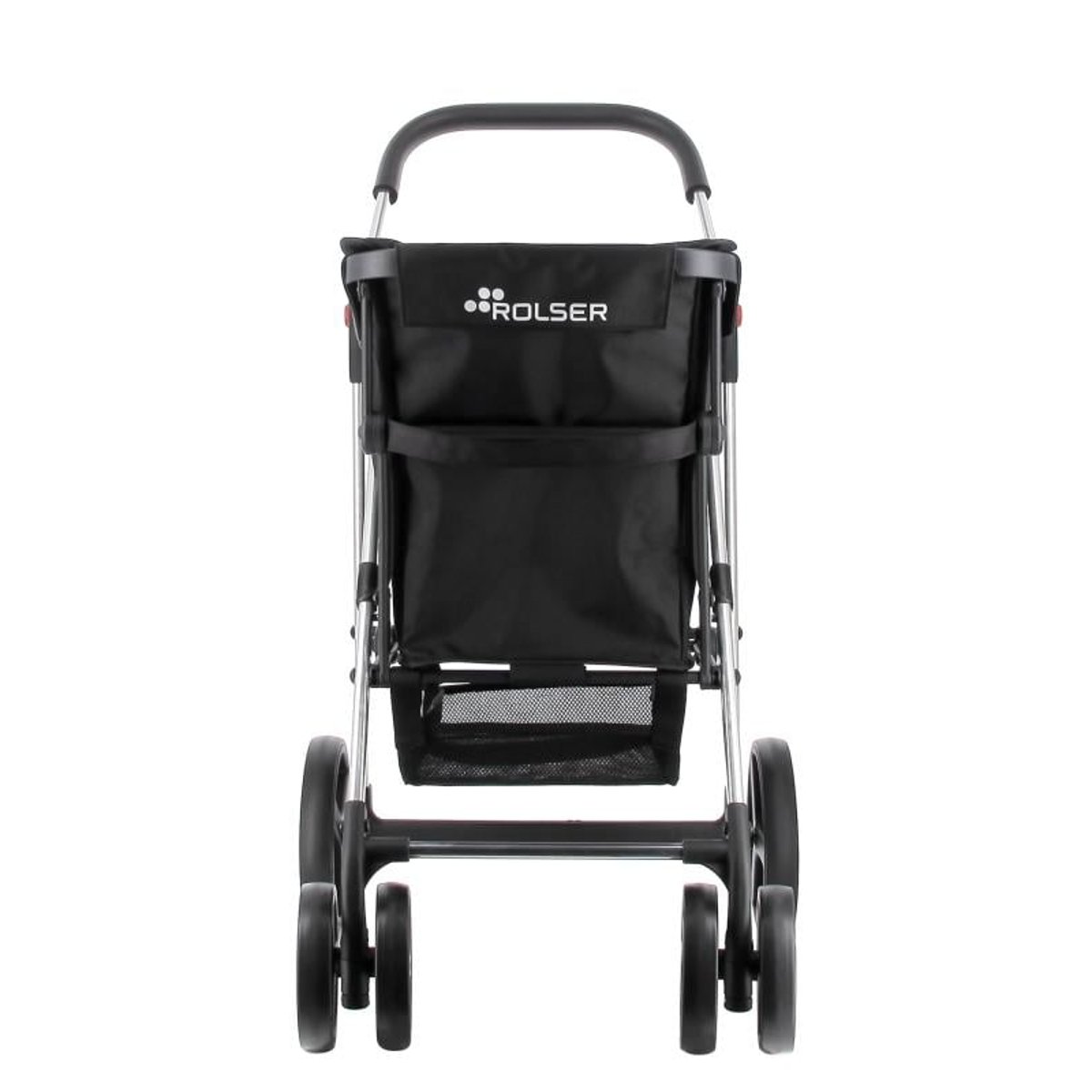 BB BASKET TWEED marine - Chariot de course Pliable - 4 roues - Noir noir, ROLSER