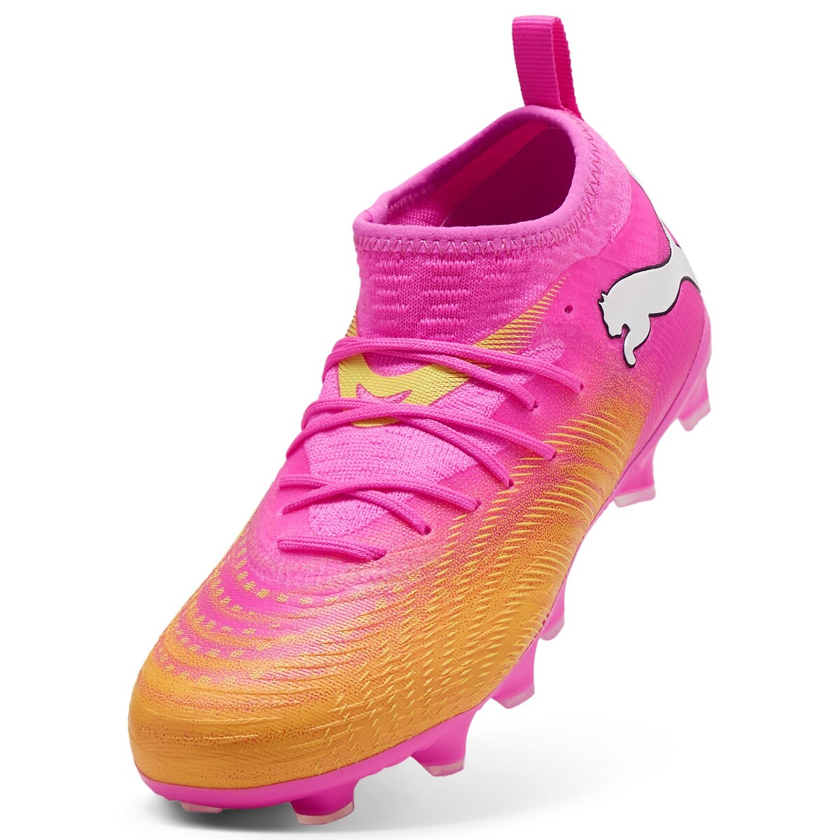 Crampons Future 9 Match FG/AG rose/orange, PUMA