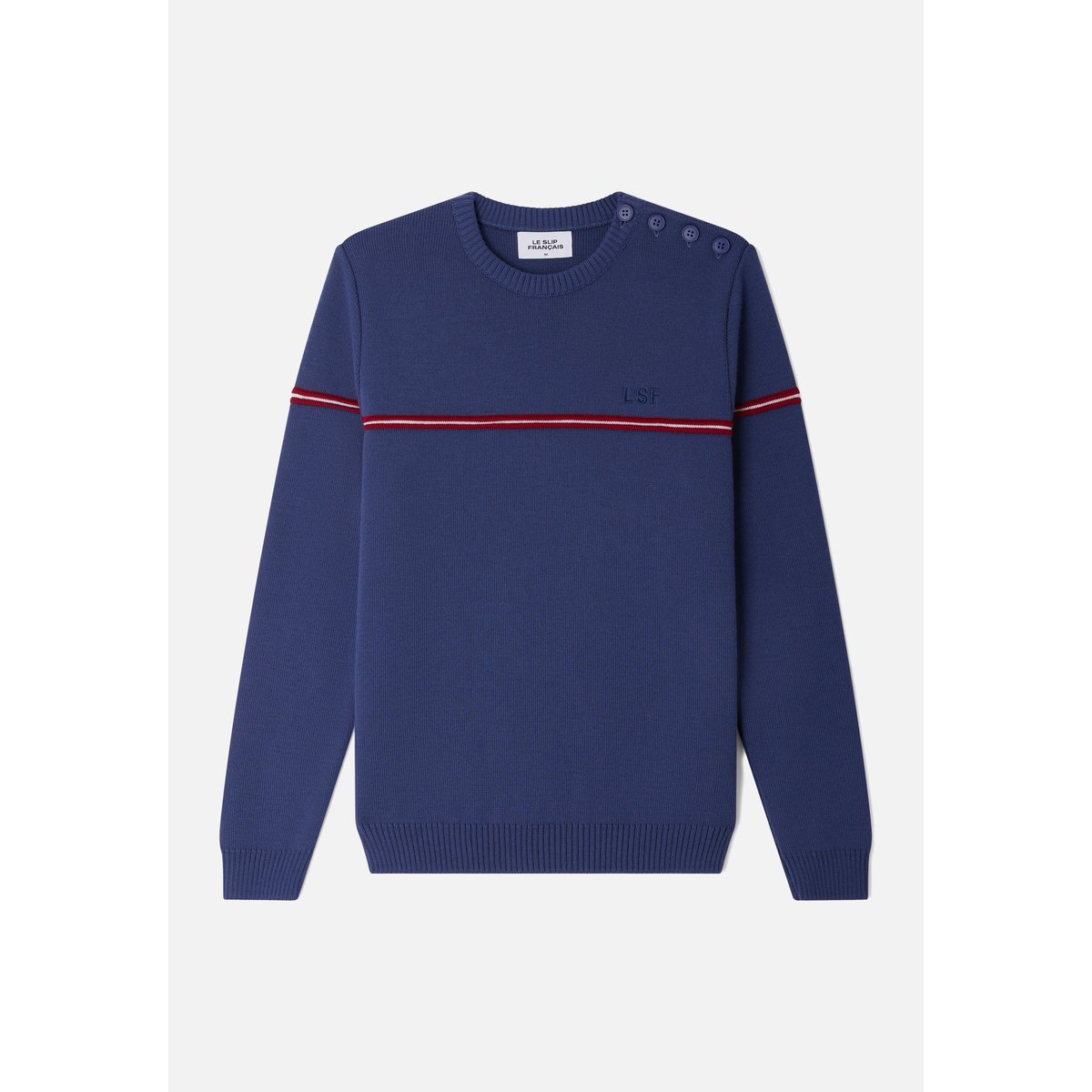 Pull Homme Francois bleu marine, LE SLIP FRANCAIS