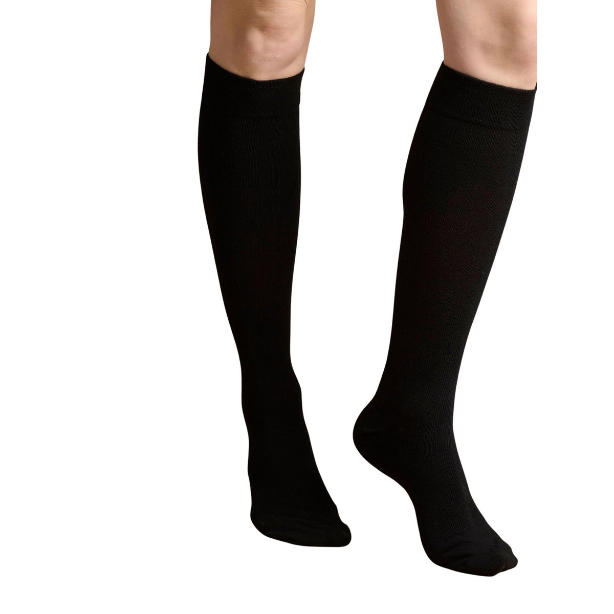 Lot de 2 paires de mi-bas spécial voyage noir, DAXON