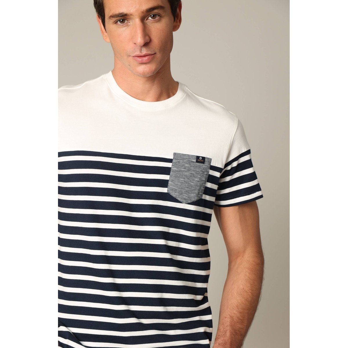 T-shirt lifesyle en coton DIXON natural, DEELUXE