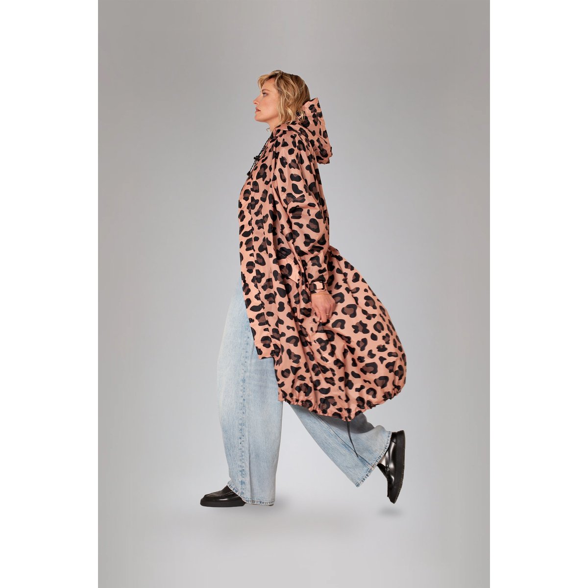 Manteau de pluie imperméable PINK PANTHER rose léopard, RAINKISS