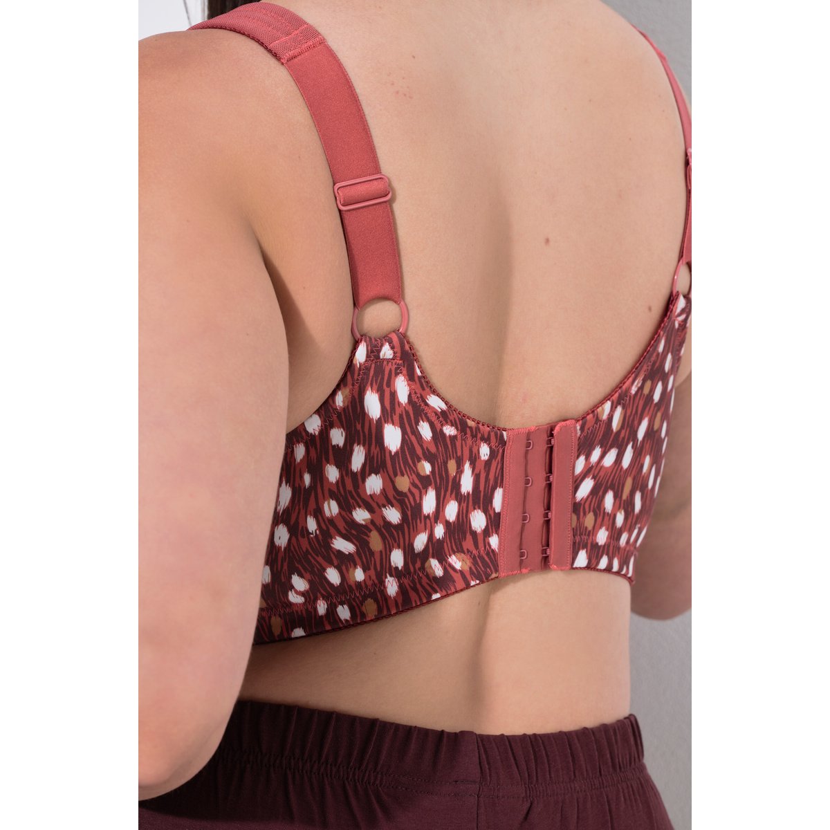 Soutien-gorge de maintien avec motif feuille morte, ULLA POPKEN