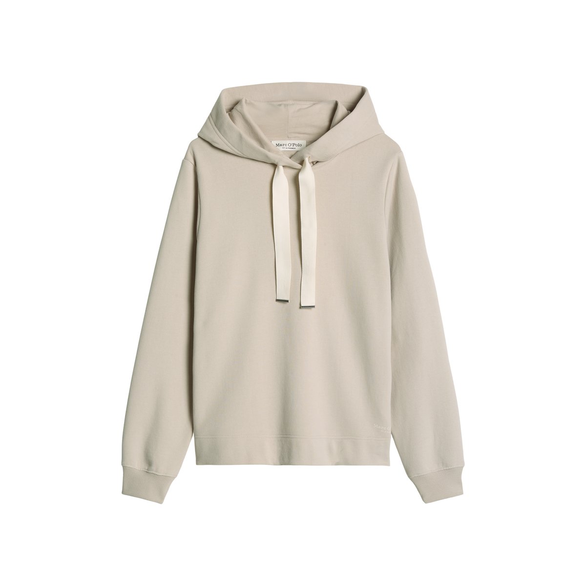 Sweat à capuche ample avec surface peignée gris, MARC O'POLO