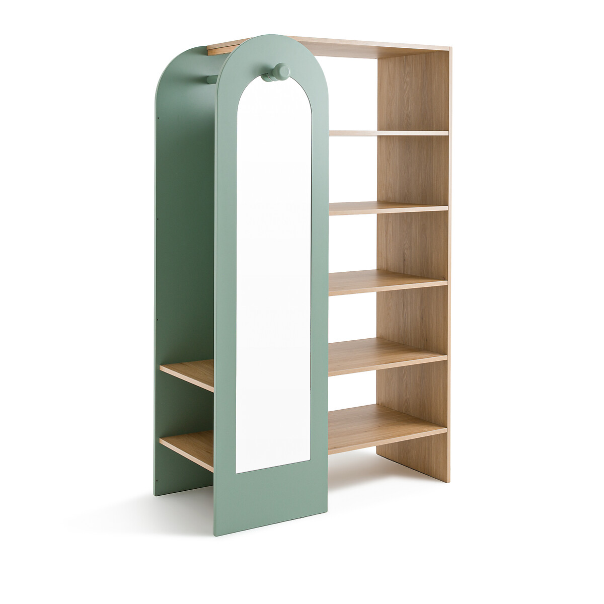Dressing avec miroir, Zaria naturel/vert, LA REDOUTE INTERIEURS