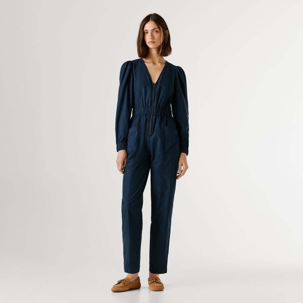 Combinaison Longue À Col En V bleu dulwich, PEPE JEANS