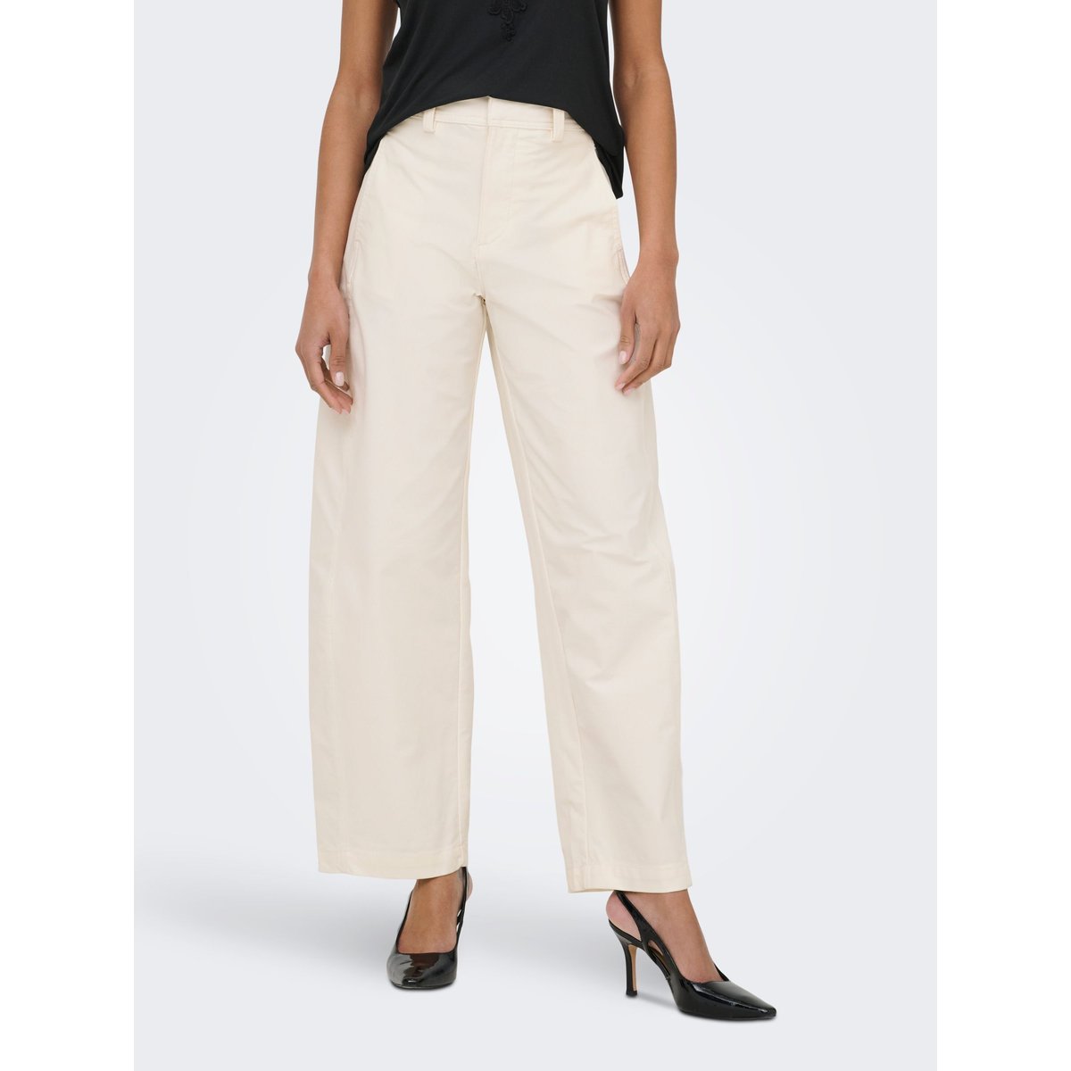 Pantalon ecru, ONLY