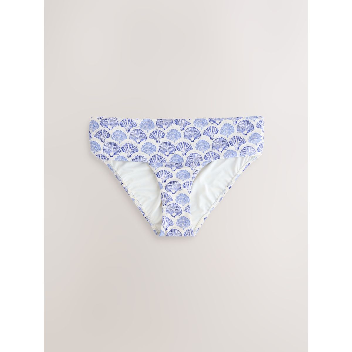 Bas de bikini coquillage crème/bleu, NEXT