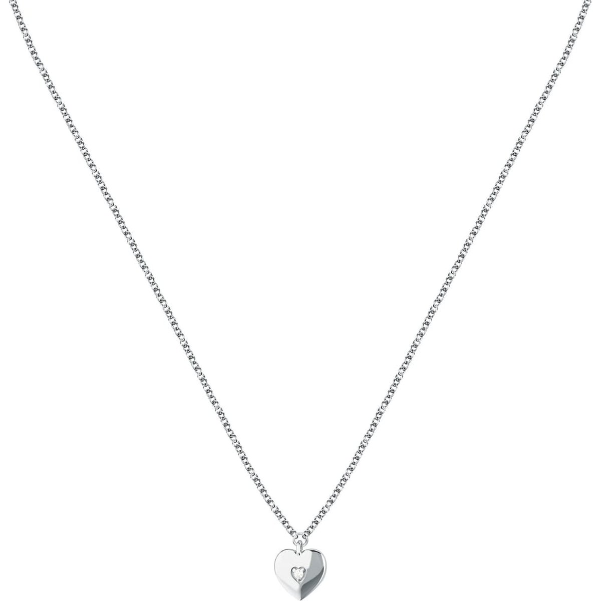 Colliers en Zircon/cubic Zirconia/recycled Silver 925/1000 et Zircon argent, MORELLATO