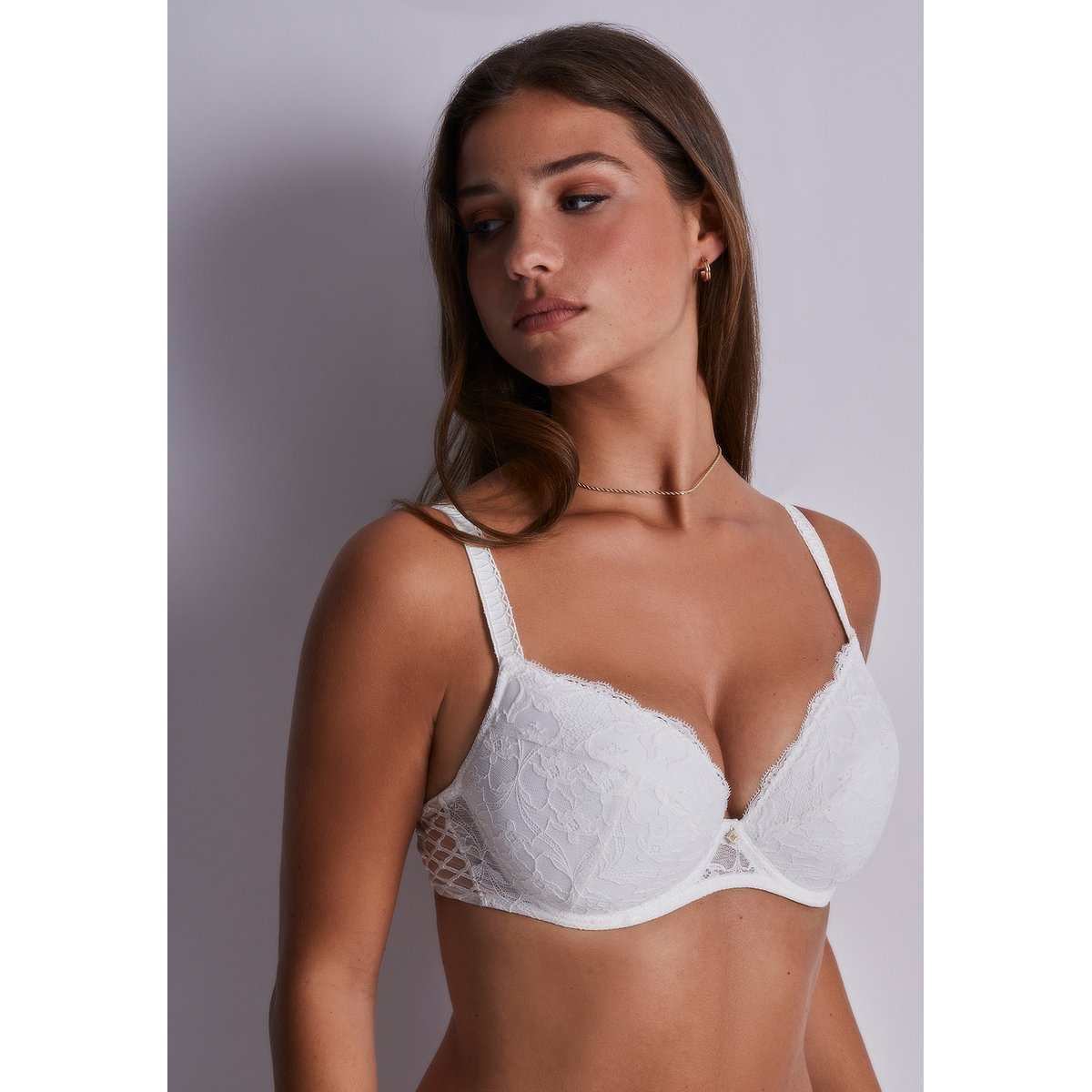 Soutien gorge Push up Kiss of Love blanc, AUBADE