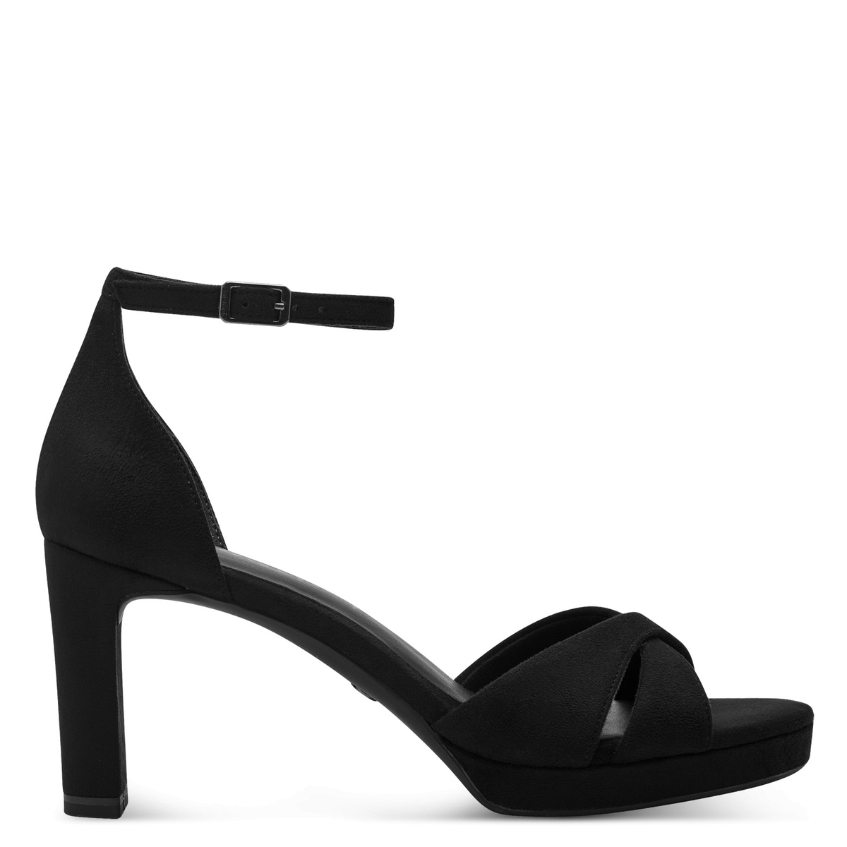 Sandales à talon noir, TAMARIS