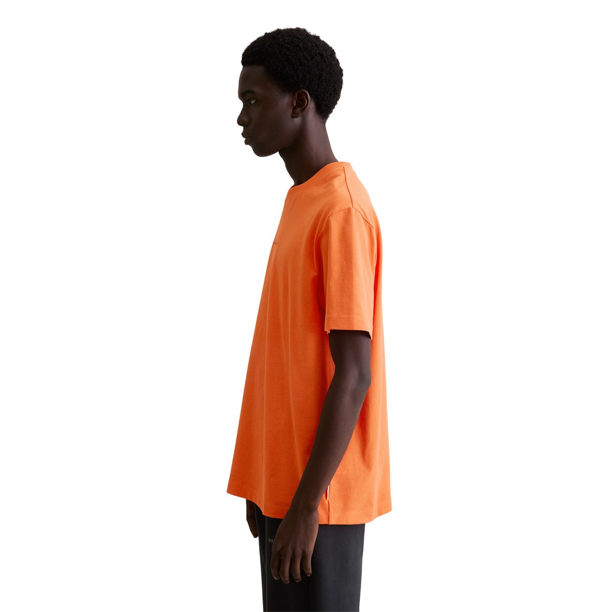 T-shirt DfC relaxed en jersey de coton bio de poids moyen orange, MARC O’POLO DENIM