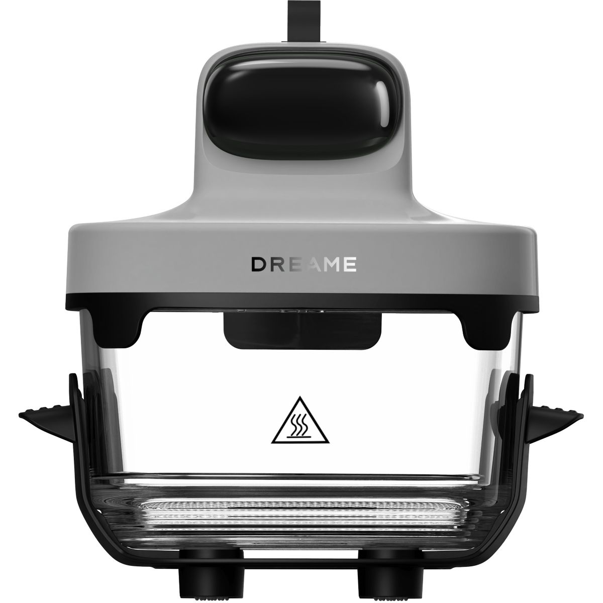 Friteuse sans huile Tasti™,Gris, 5 en 1, 2 récipients: 2,5L et 4,5L, 1500W couleur unique, DREAME