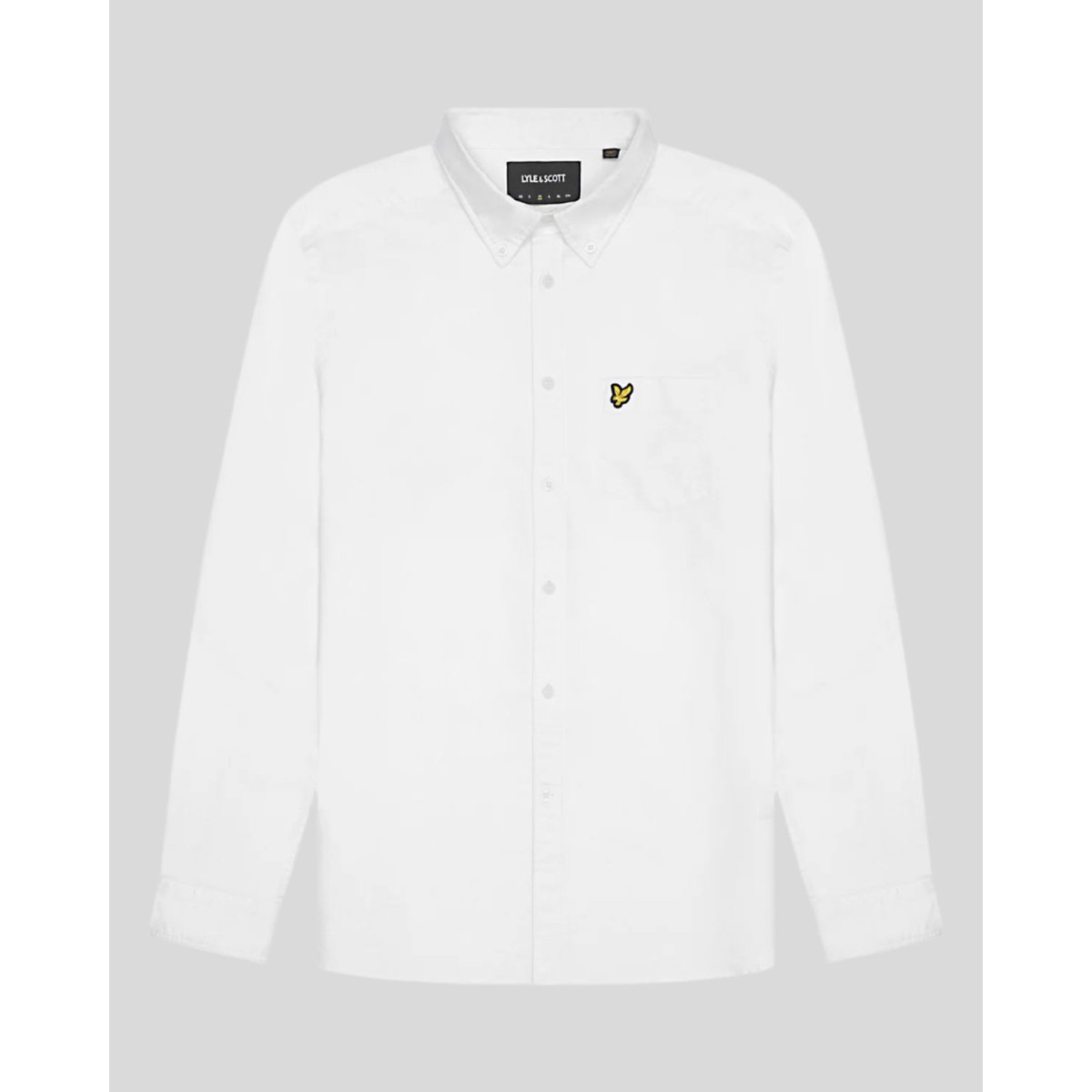Chemise Oxford en coton boutonné blanc, LYLE & SCOTT